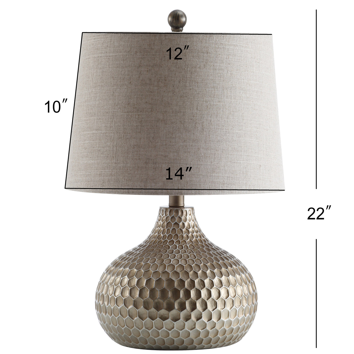 Bates Honeycomb LED Table Lamp