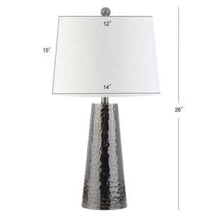 Wells Hammered Metal LED Table Lamp