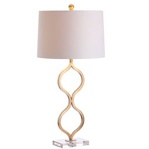 Levi Metal/Crystal LED Table Lamp