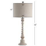 Regent Rustic Resin LED Table Lamp