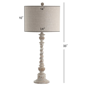 Regent Rustic Resin LED Table Lamp