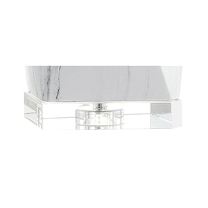 Oslo Ceramic Marble/Crystal LED Table Lamp
