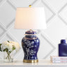 Gracie-Ginger-Jar-Ceramic/Metal-LED-Table-Lamp-Table-Lamps
