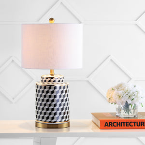 Ellie-Tumbling-Block-Ceramic/Metal-LED-Table-Lamp-Table-Lamps