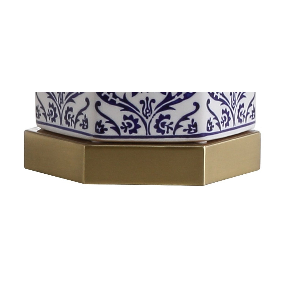 Diana Ginger Jar Ceramic/Metal LED Table Lamp