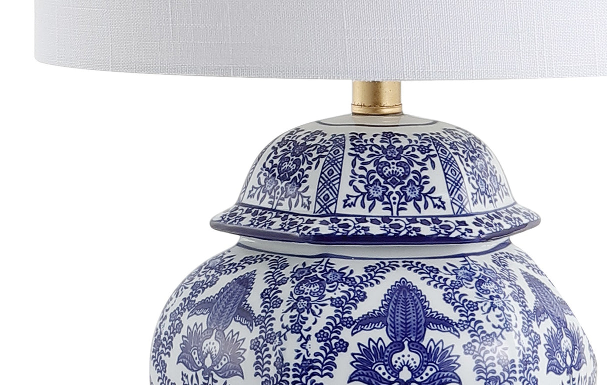 Gretchen Ginger Jar Ceramic/Metal LED Table Lamp