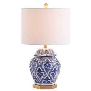 Gretchen Ginger Jar Ceramic/Metal LED Table Lamp