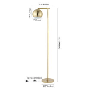 Eva Modern Contemporary Iron LED Floor Lamp