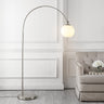 Nora Coastal Vintage Iron LED Floor Lamp