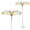 Vivian 10-Light Mid-Century Modern Iron Medusa Multi Head LED Floor Lamp
