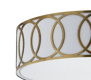 Aubrey Metal LED Flush Mount
