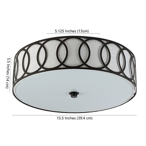 Aubrey Metal LED Flush Mount