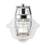 Orleans 1-Light Iron/Glass schoolhouse LED Vanity Light