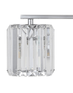 Coco 4-Light Metal/Glass Classic Glam LED Vanity Light