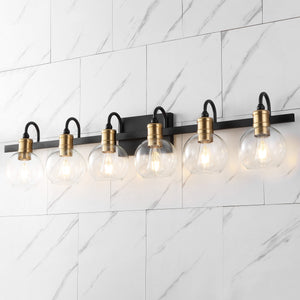 Marais-6-Light-Iron/Glass-Rustic-Vintage-LED-Vanity-Light-Vanity-Lights