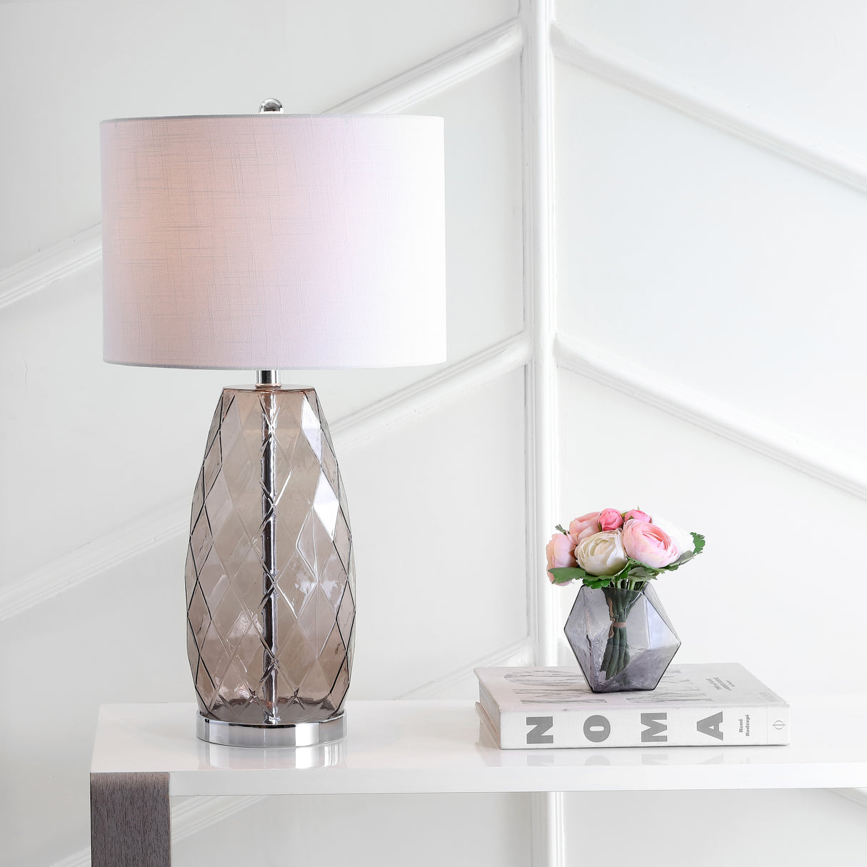 Juliette-Glass/Metal-LED-Table-Lamp-Table-Lamps