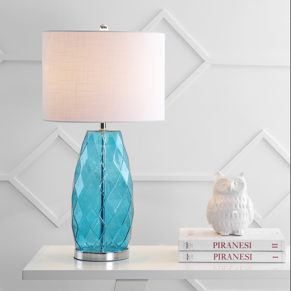 Juliette Glass/Metal LED Table Lamp