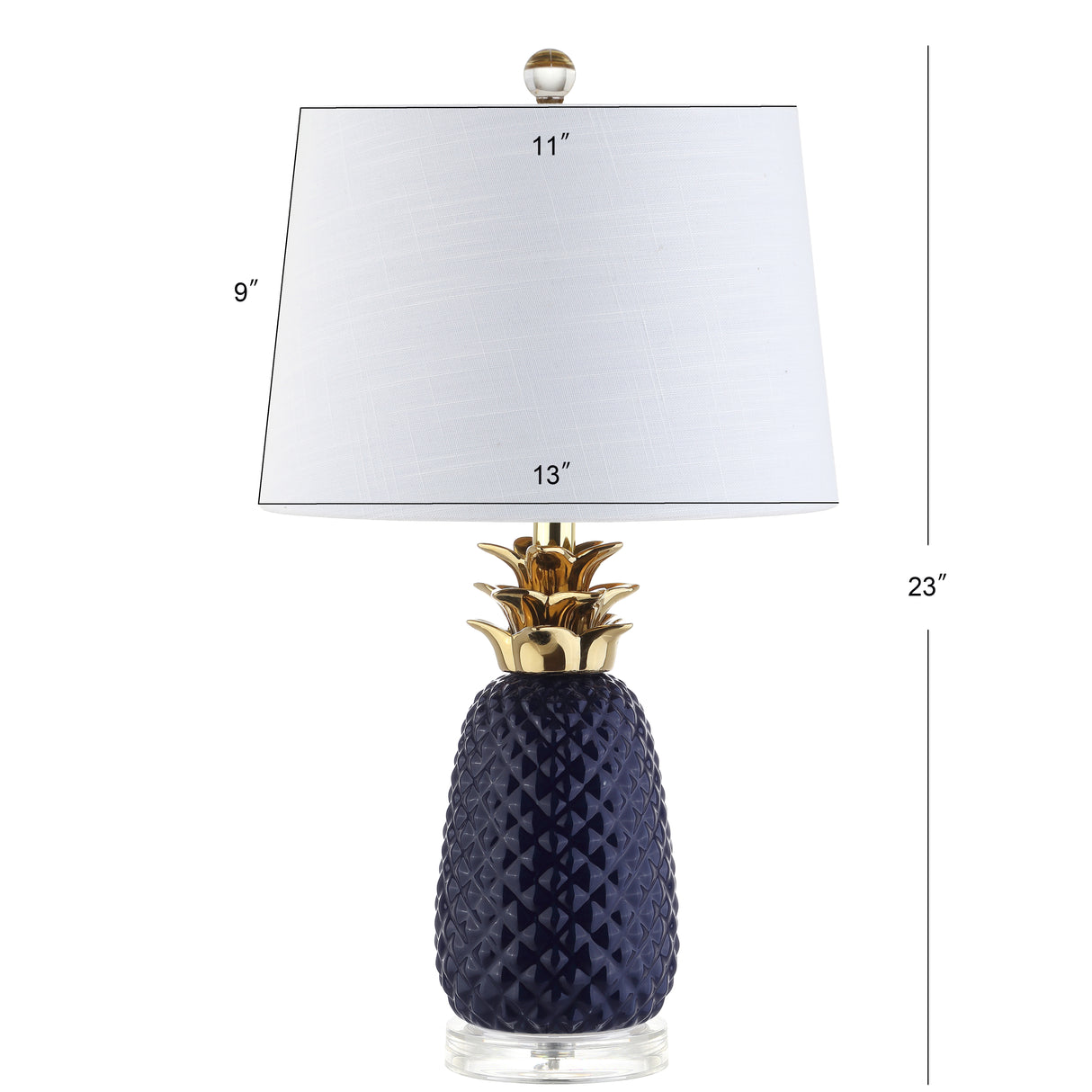 Pineapple Ceramic LED Table Lamp