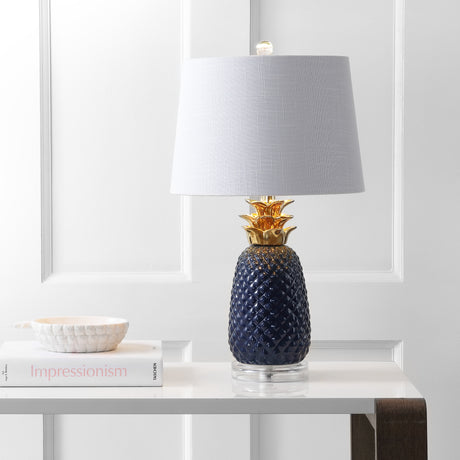 Pineapple Ceramic LED Table Lamp