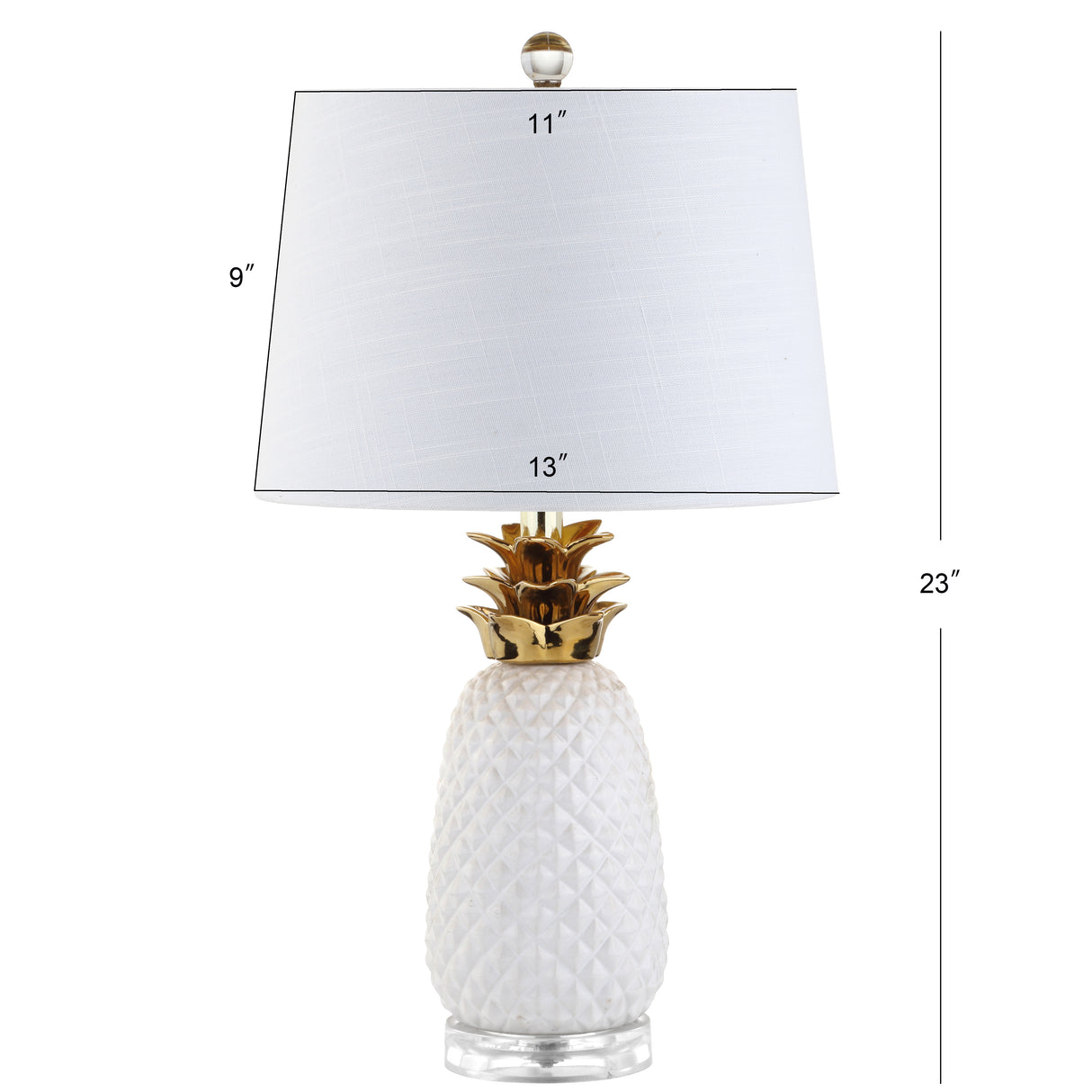 Pineapple Ceramic LED Table Lamp