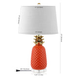 Pineapple Ceramic LED Table Lamp