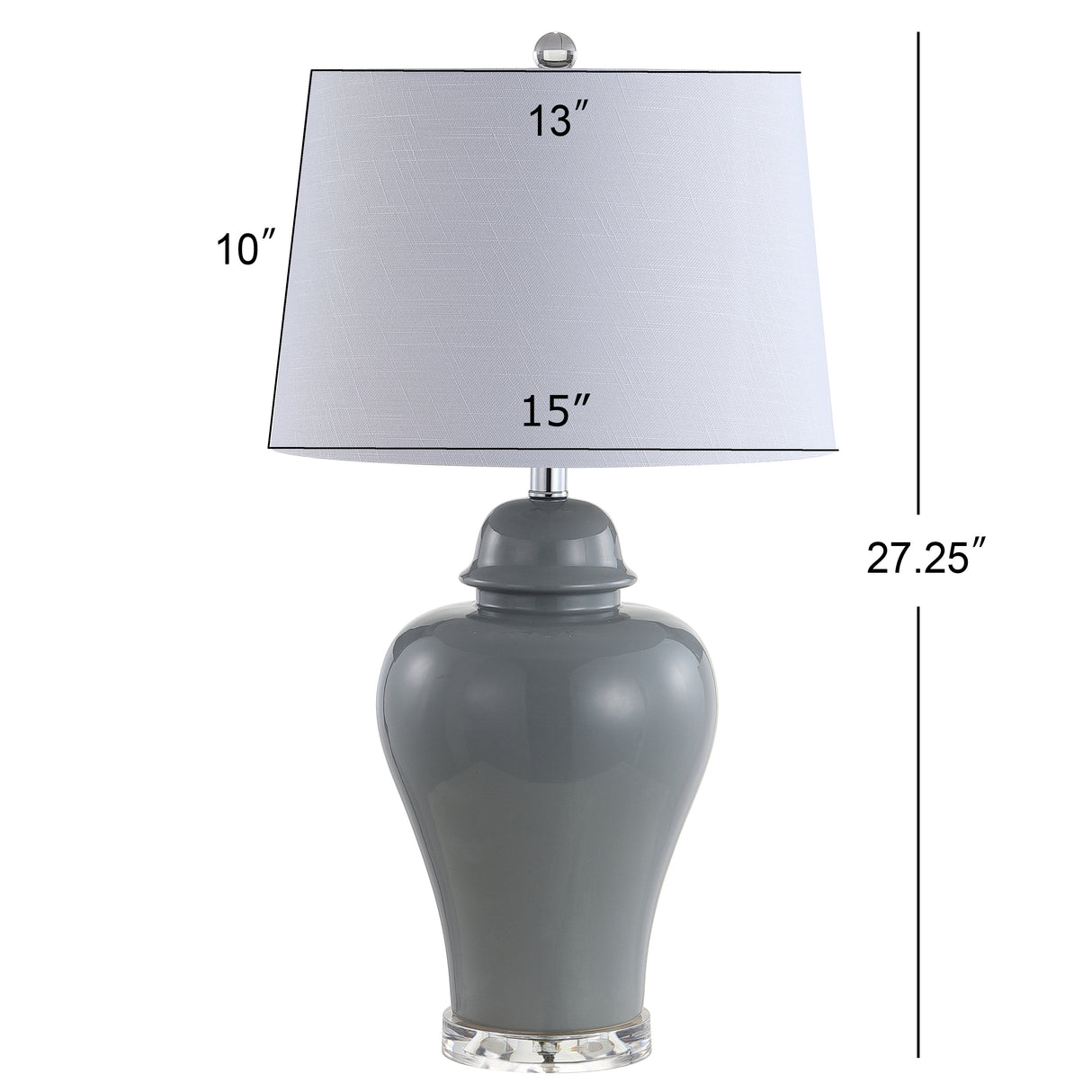 Winnie Ceramic Urn LED Table Lamp