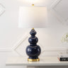 Bowen Contemporary Transitional Ceramic Gourd LED Table Lamp