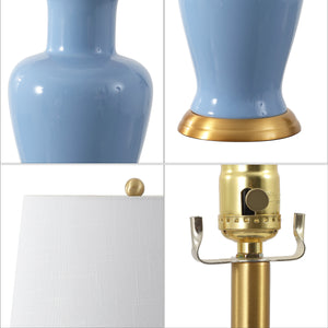 Julian Traditional Classic Ceramic Urn LED Table Lamp