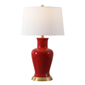 Julian Traditional Classic Ceramic Urn LED Table Lamp