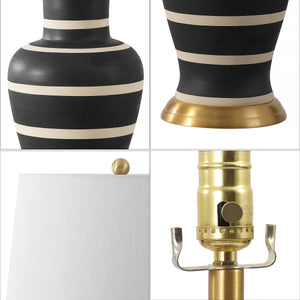 Julian Traditional Classic Ceramic Urn LED Table Lamp