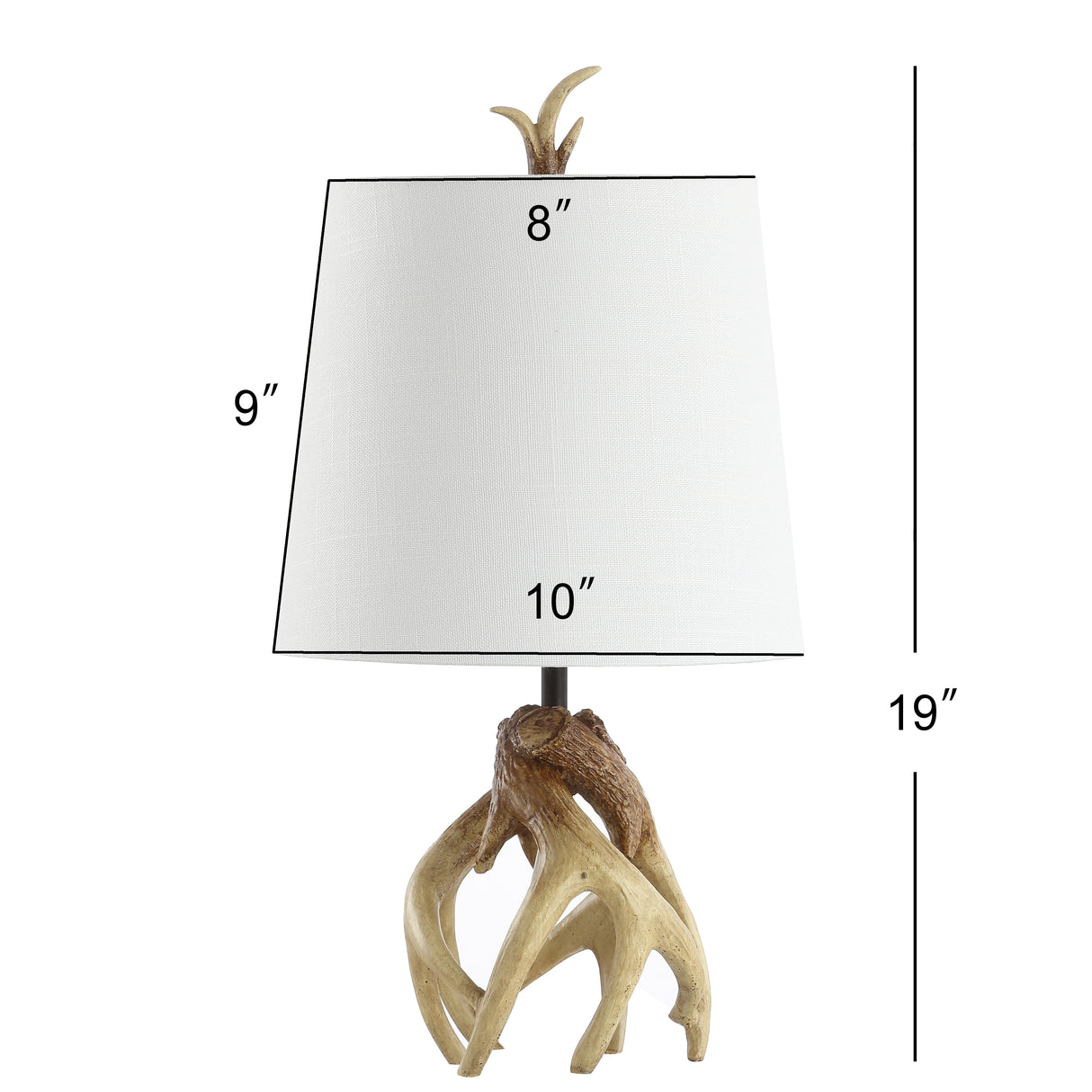 Vermont Antler Resin LED Table Lamp
