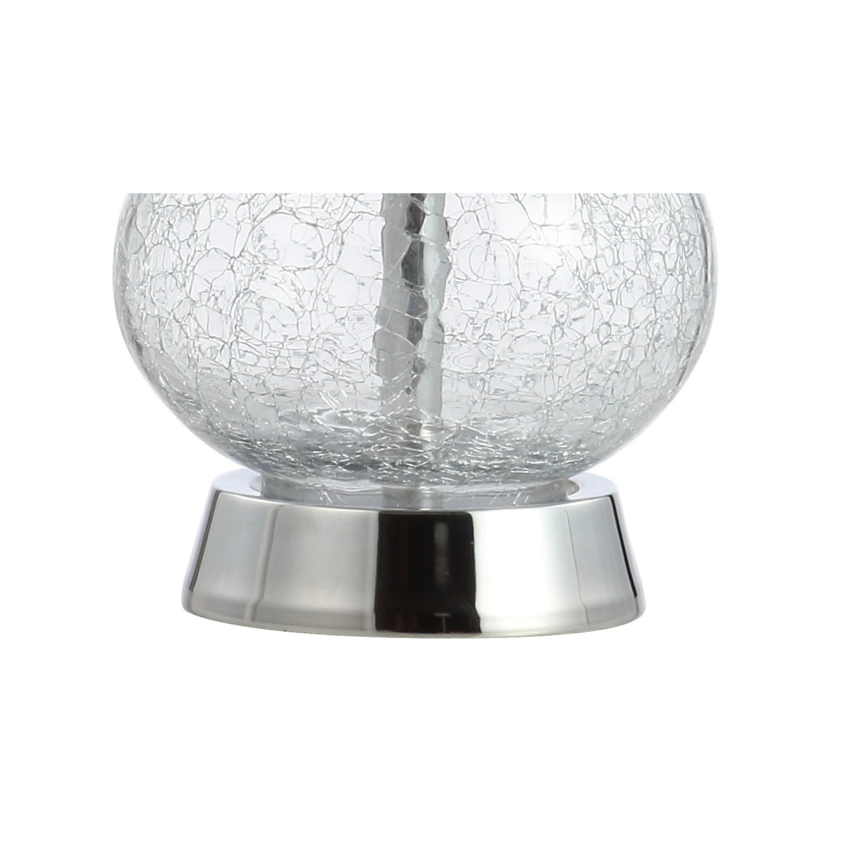 Playa Metal/Crackled Glass LED Table Lamp