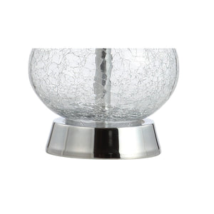 Playa Metal/Crackled Glass LED Table Lamp