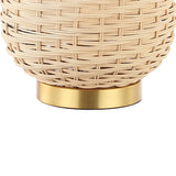 Seagrass Table Lamp with Linen Shade