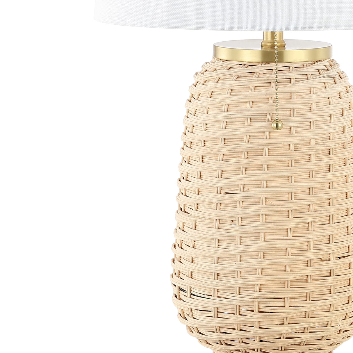 Seagrass Table Lamp with Linen Shade