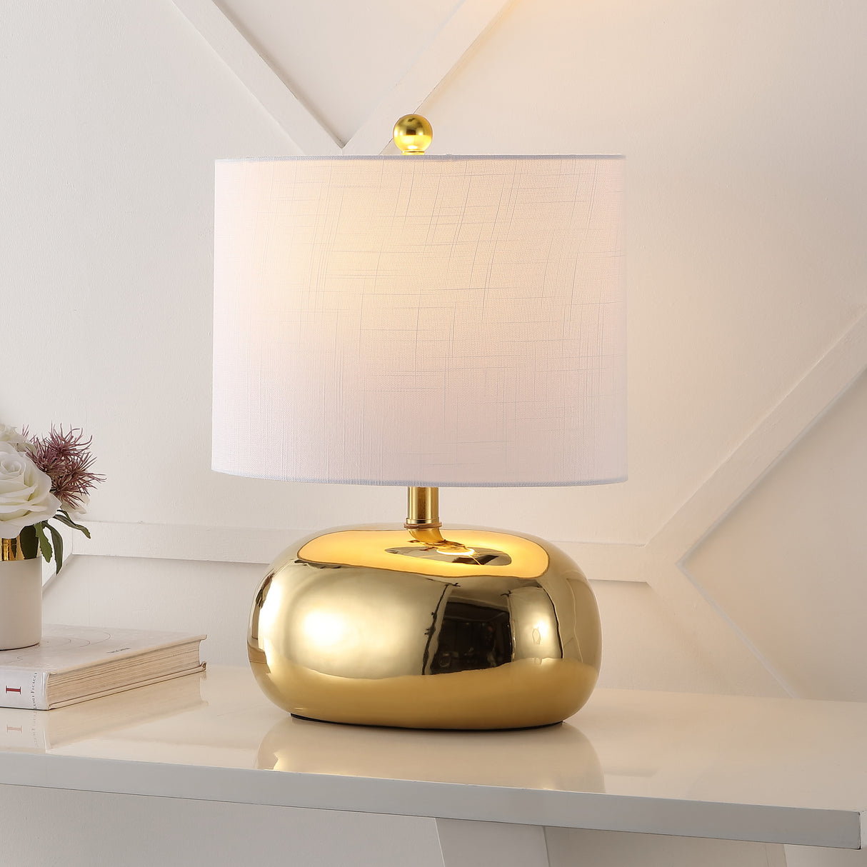 Calix-Mid-Century-Glam-Ceramic/Iron-LED-Table-Lamp-Table-Lamps