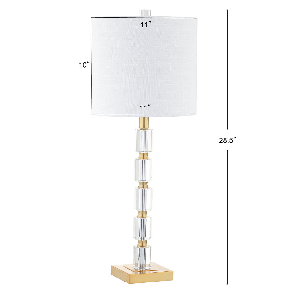 Claire Crystal LED Table Lamp-Set of 2