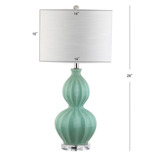 Faye Glass LED Table Lamp