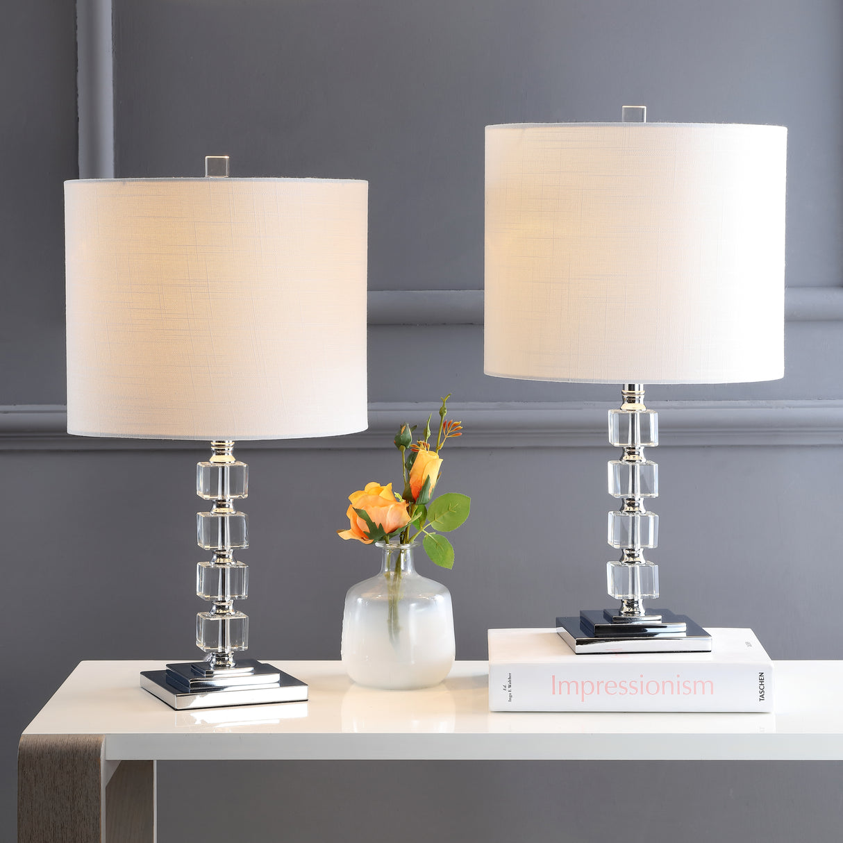 Barnard-LED-Crystal/Metal-Table-Lamp-Table-Lamps