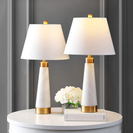 Travis-Marble/Iron-Gold-Modern-Column-LED-Table-Lamp-Table-Lamps