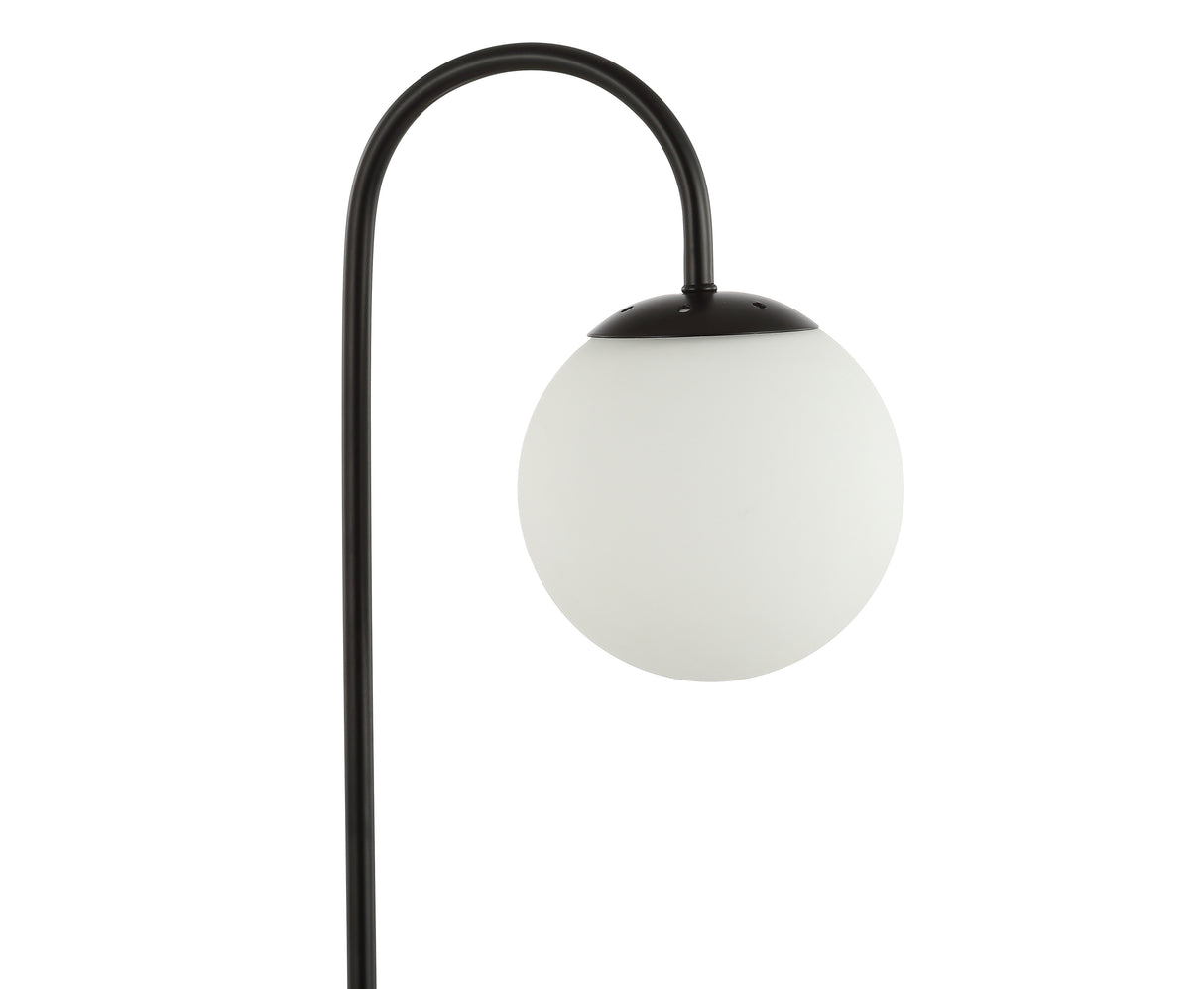 Arco Iron/Glass Minimalist Mid-Century Globe LED Table Lamp