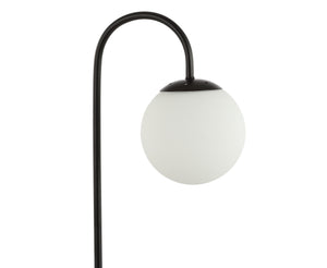 Arco Iron/Glass Minimalist Mid-Century Globe LED Table Lamp