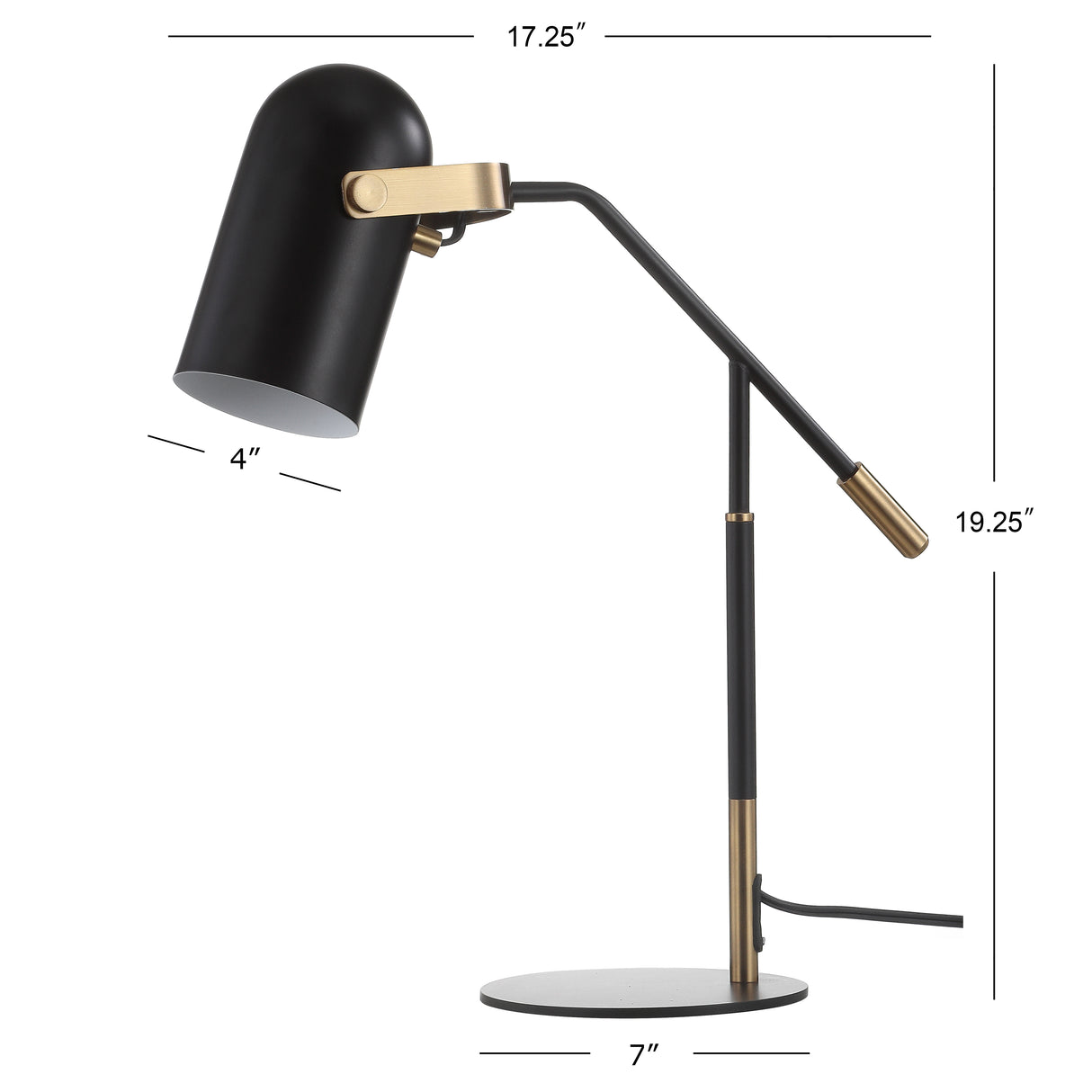 Edison Metal LED Task Lamp