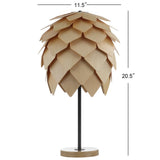 Simon Pinecone Wood/Metal LED Table Lamp