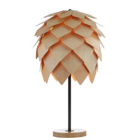 Simon-Pinecone-Wood/Metal-LED-Table-Lamp-Table-Lamps