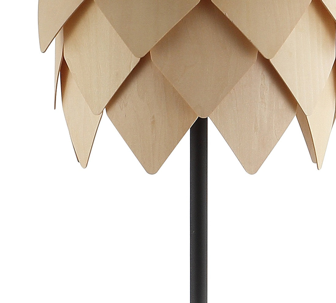 Simon Pinecone Wood/Metal LED Floor Lamp