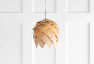 Simon Pinecone Wood LED Pendant