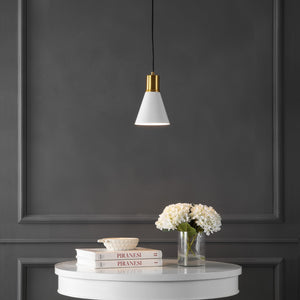 Apollo 1-Light Mid-Century Modern Iron LED Pendant