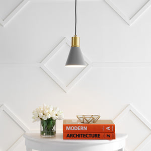 Apollo 1-Light Mid-Century Modern Iron LED Pendant