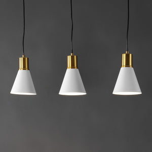 Apollo 3-Light Mid-Century Modern Iron Adjustable Linear LED Pendant